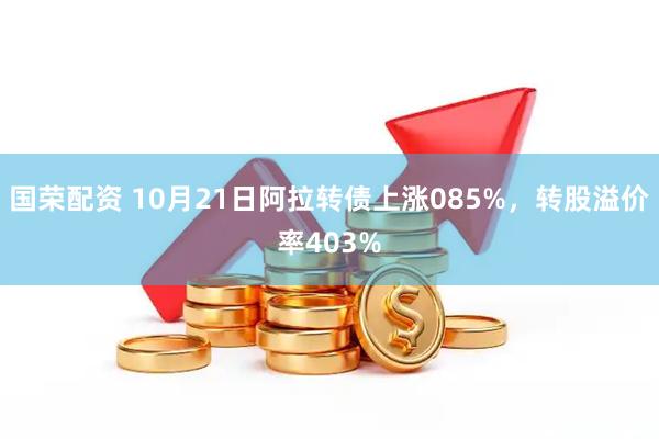 国荣配资 10月21日阿拉转债上涨085%，转股溢价率403%